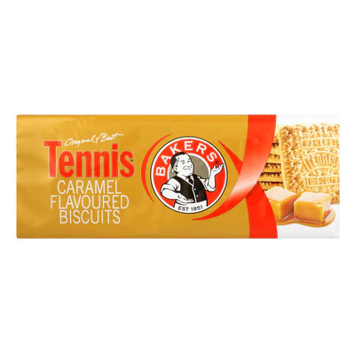 Bakers Tennis Biscuits Caramel